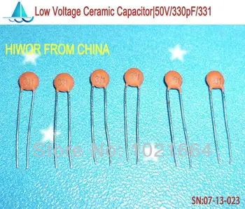 (1000 шт./лот) (Керамические конденсаторы|низкого напряжения) 50V 330pF 331, Керамический дисковый конденсатор низкого напряжения, ТОЛ.10%